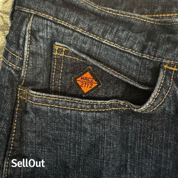 Wrangler Women's Flame Resistant Denim Jeans Blue Size 13x34 Juniors Fit. - Picture 7 of 10